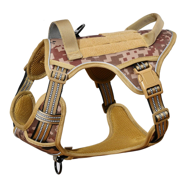 Harnais Tactique Chien Patchs
