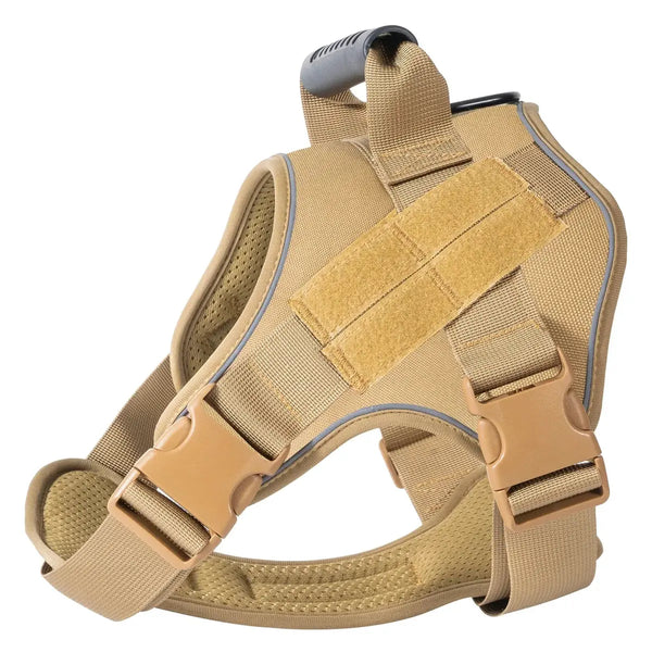 Harnais Tactique Chien Coloré coloris beige