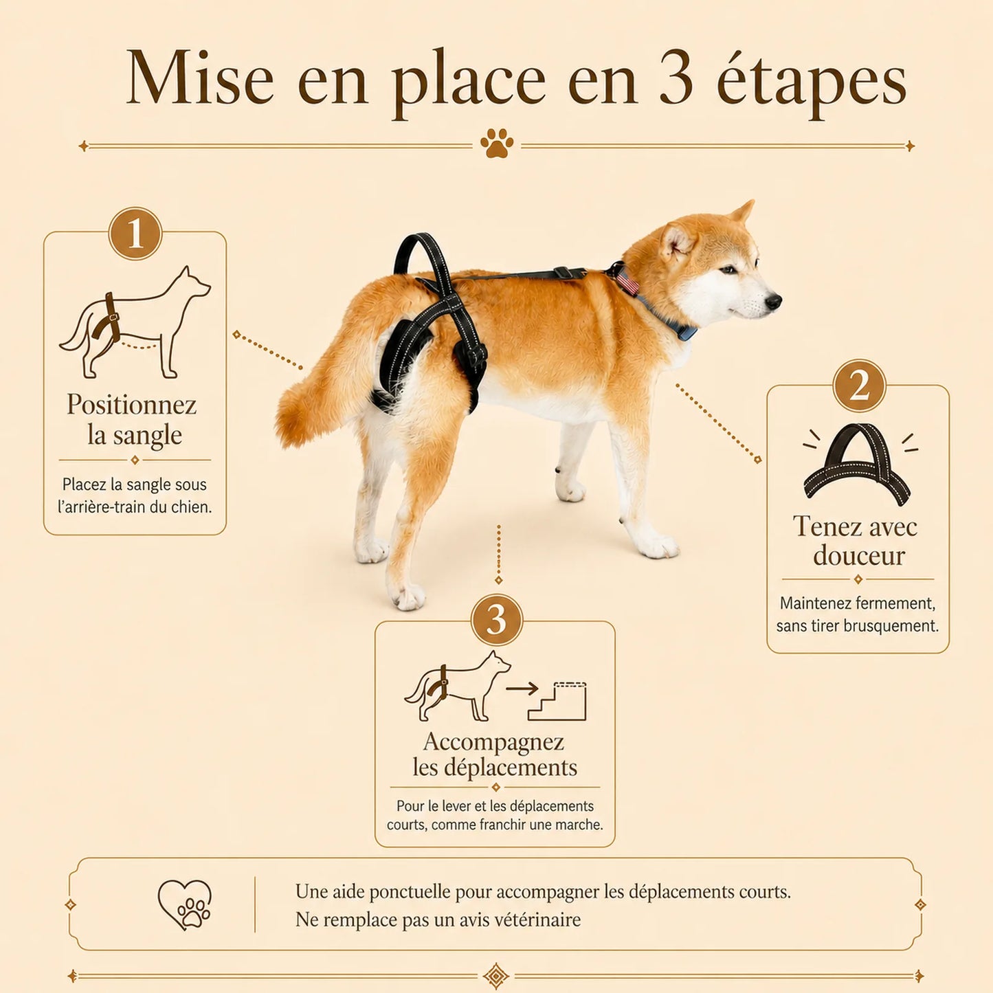 sangle chien handicape noire mise en place 3 etapes v2