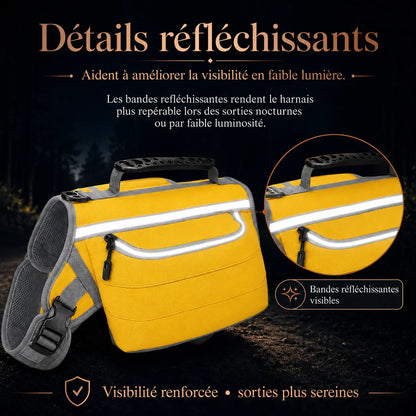 Harnais Randonnée Sacoche Jaune