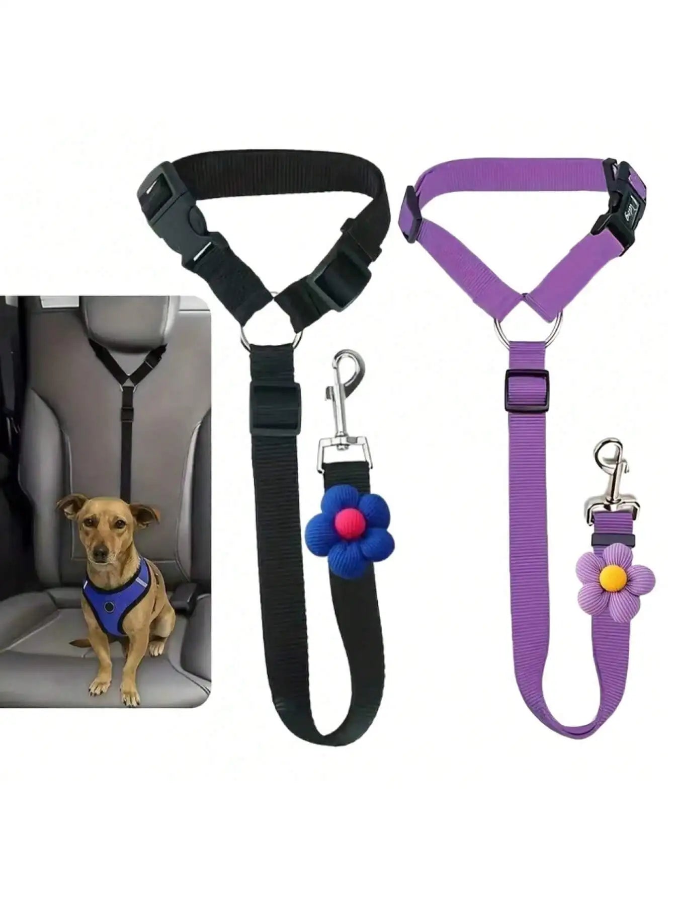 Attache Chien Voiture Appuie-Tête