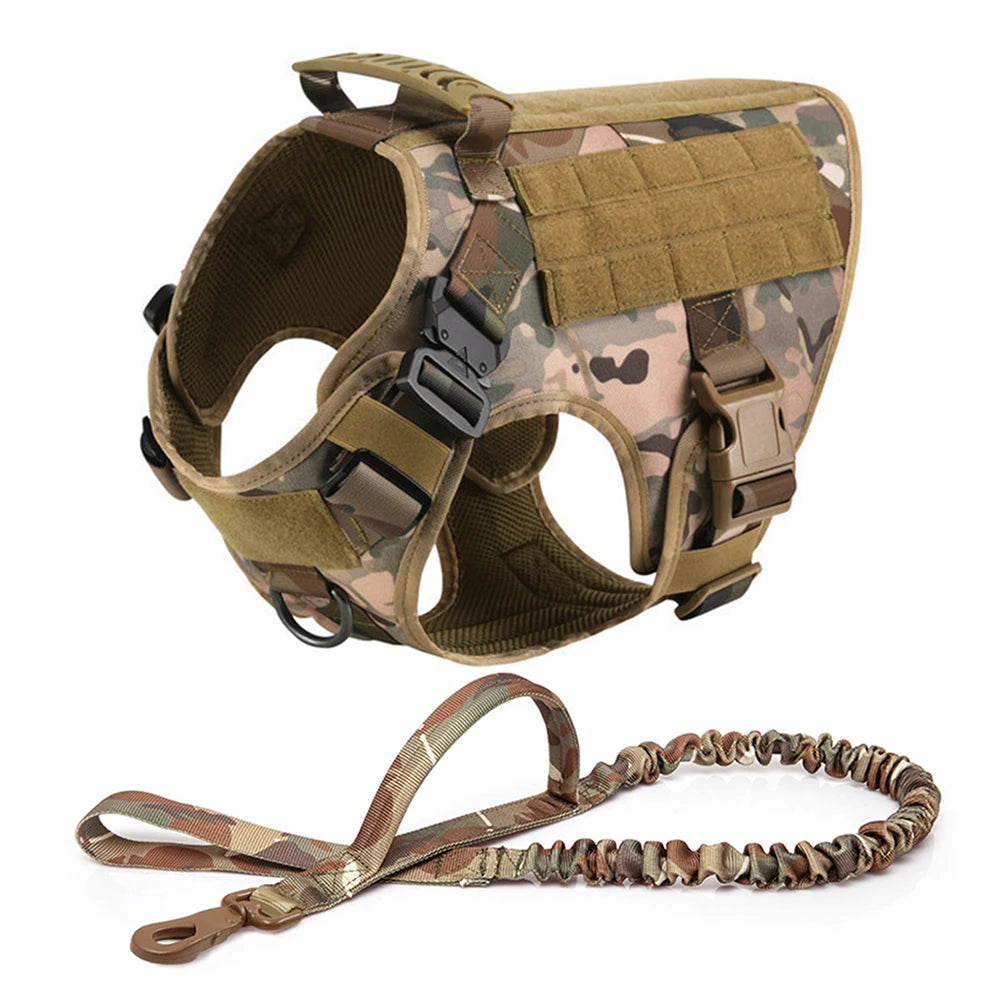 Harnais Tactique Chien Pochettes