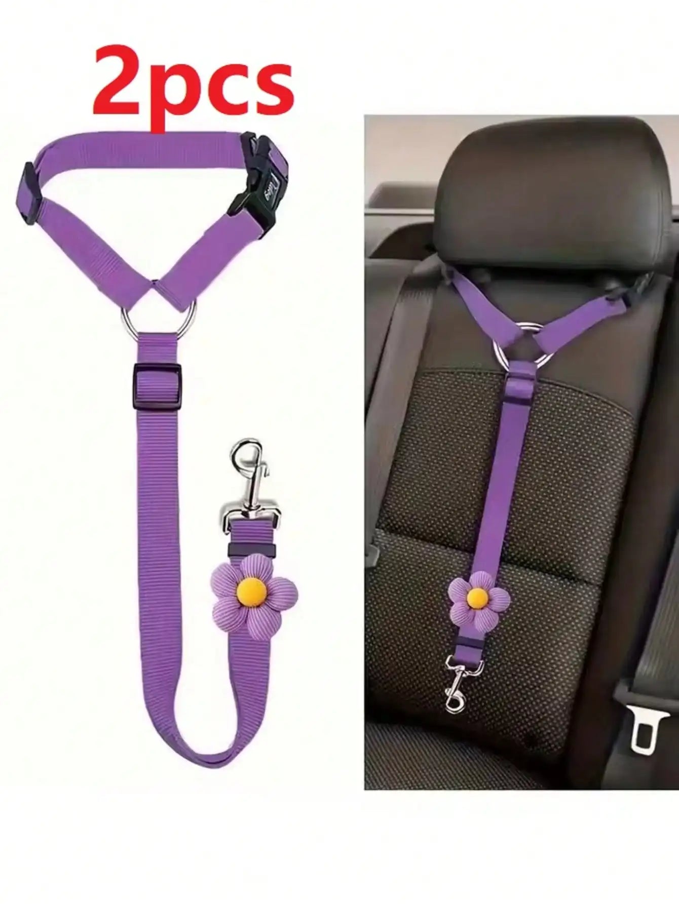Attache Chien Voiture Appuie-Tête