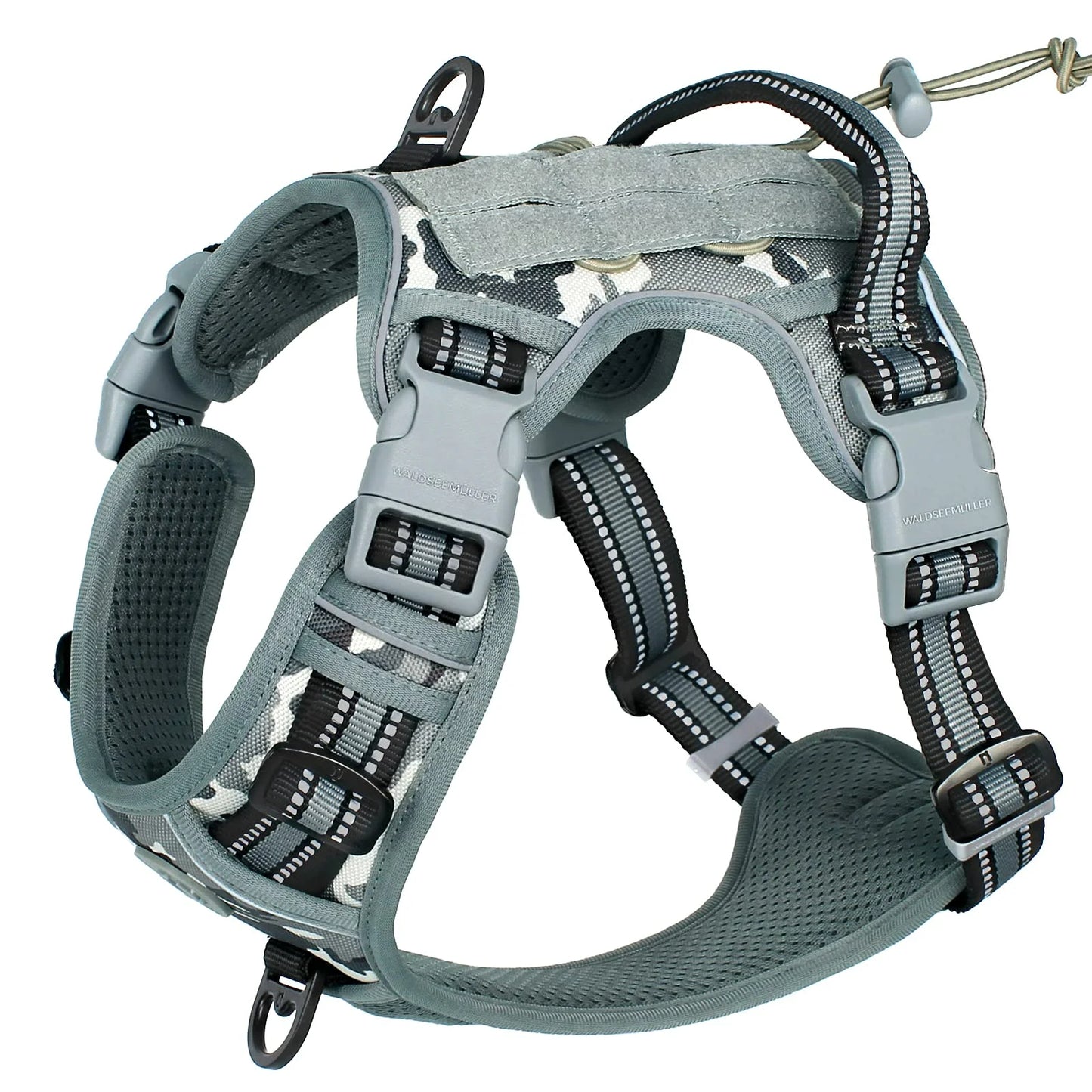 Harnais Chien Anti Traction Tactique
