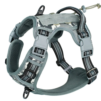 Harnais Chien Anti Traction Tactique