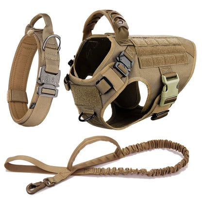 Harnais Tactique Chien Pochettes