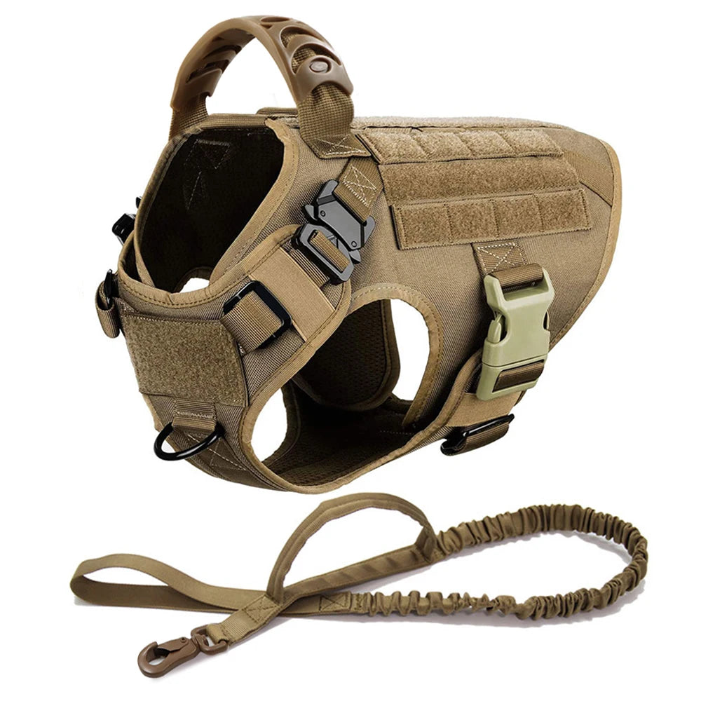 Harnais Tactique Chien Pochettes