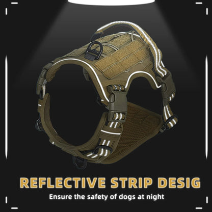 Harnais Chien Anti Traction Tactique