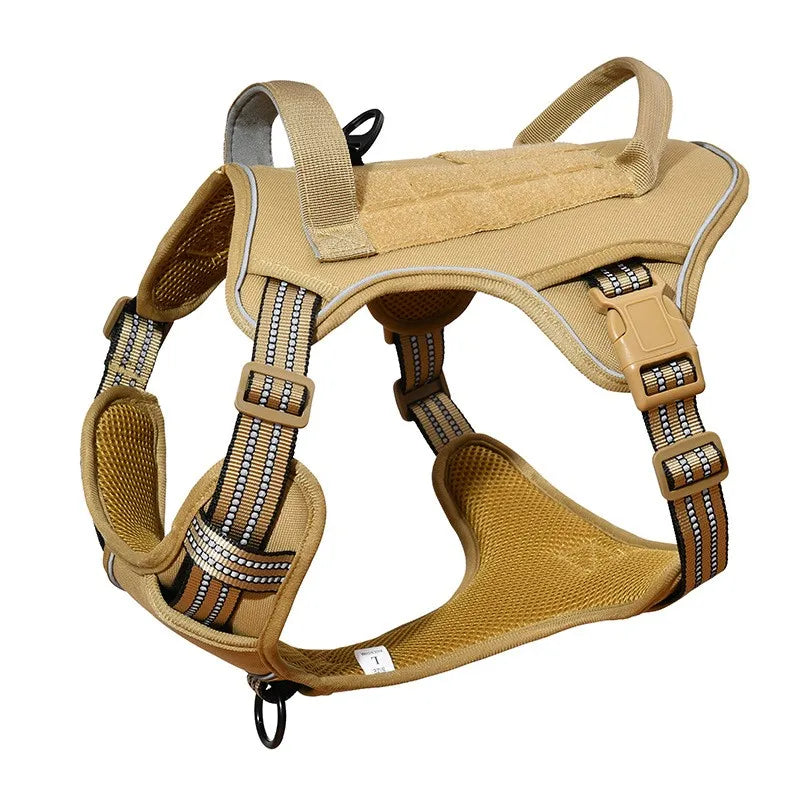 Harnais Tactique Chien Patchs