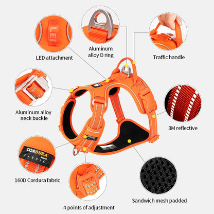 Harnais Chien Anti Traction Ergonomique