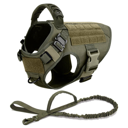 Harnais Tactique Chien Pochettes