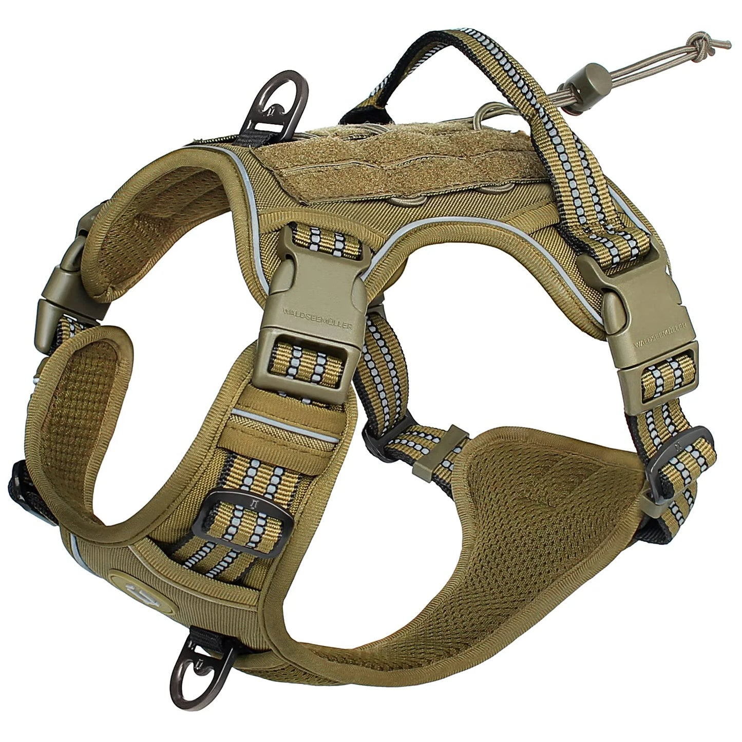 Harnais Chien Anti Traction Tactique