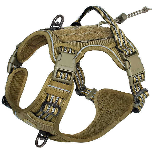 Harnais Chien Anti Traction Tactique