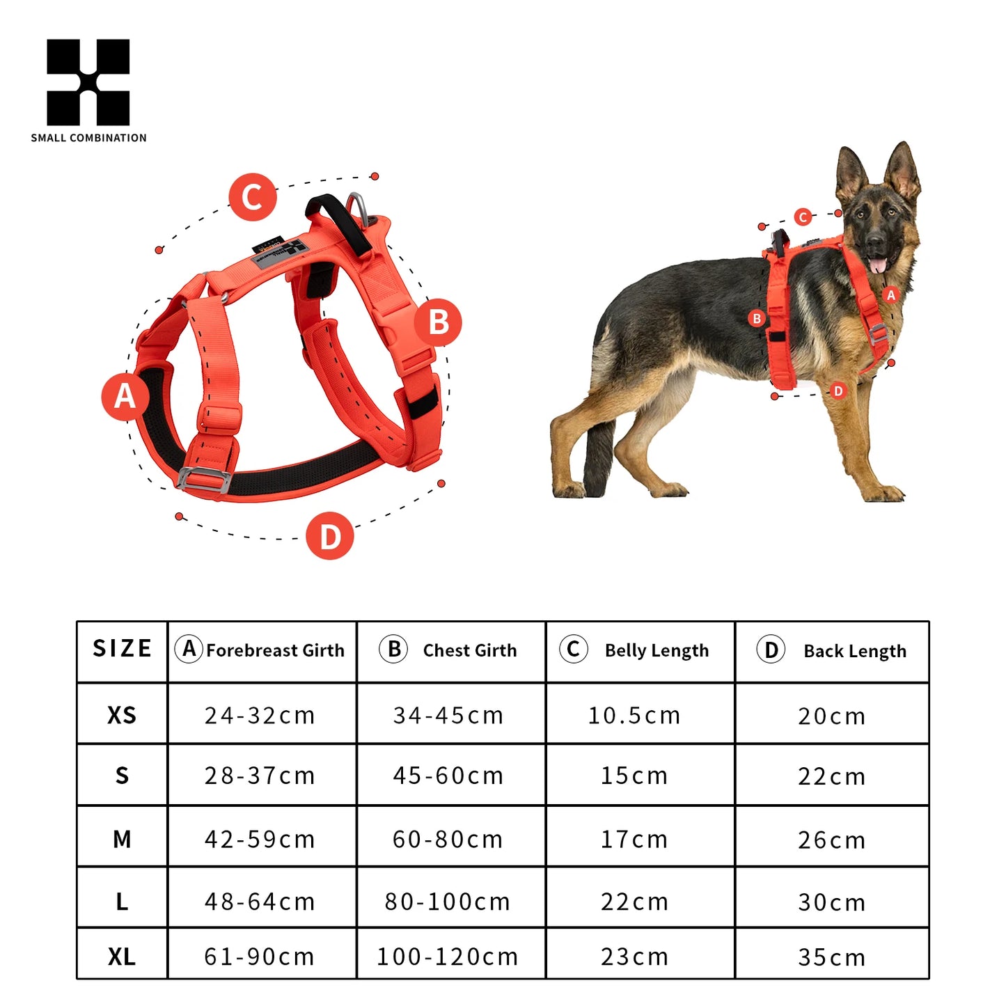 Harnais Chien Actif Réfléchissant