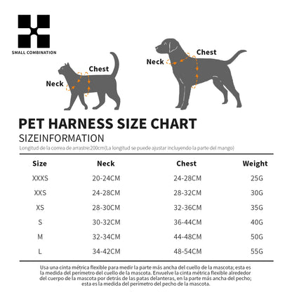 Harnais Chiot Respirant Multicolore