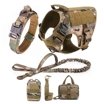 Harnais Tactique Chien Pochettes
