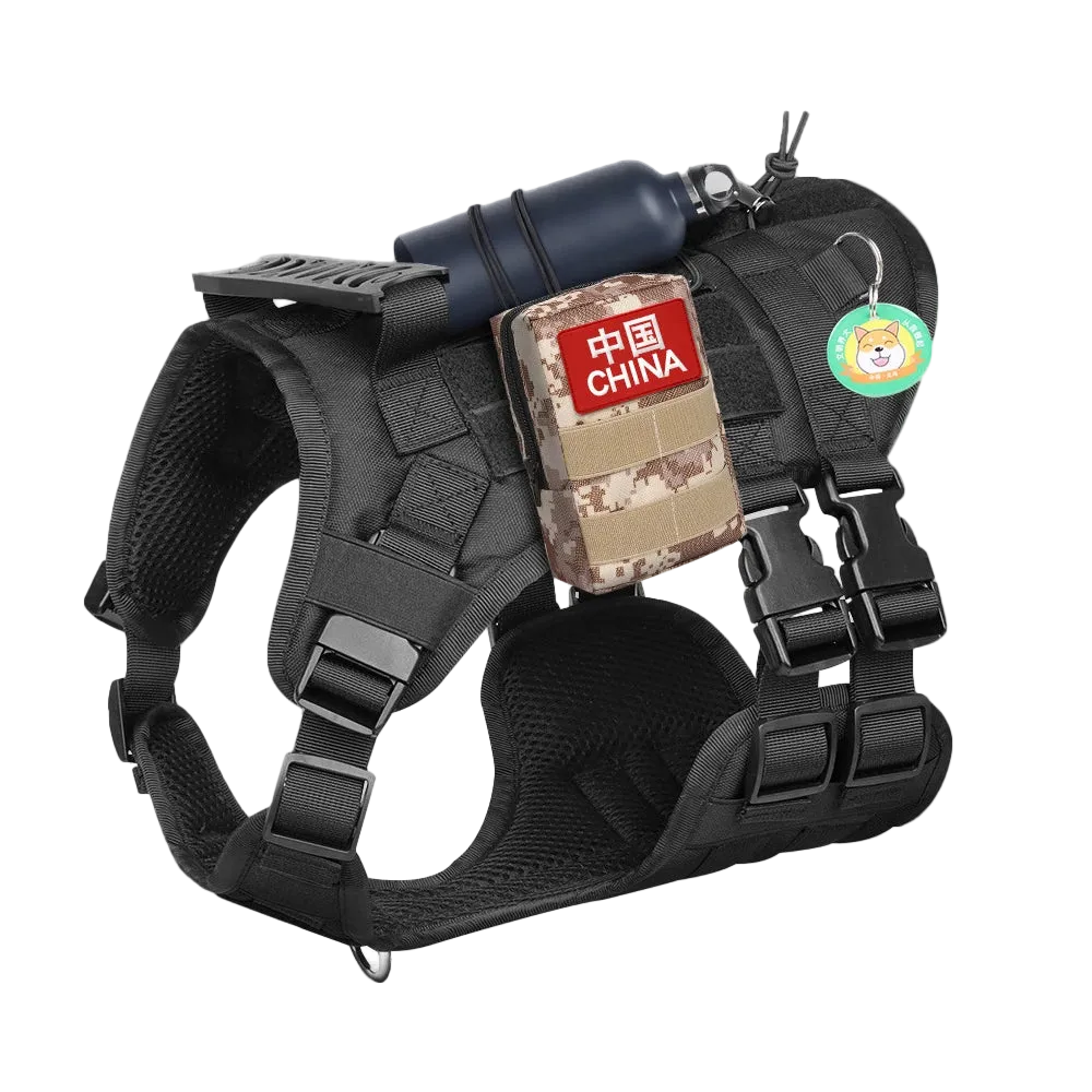 Harnais Tactique Chien Modulable