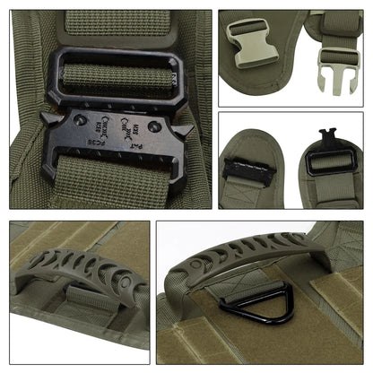 Harnais Tactique Chien Molle