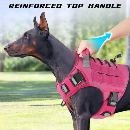 Harnais Tactique Chien Réfléchissant