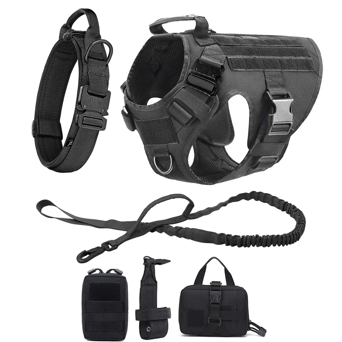 Harnais Tactique Chien Molle