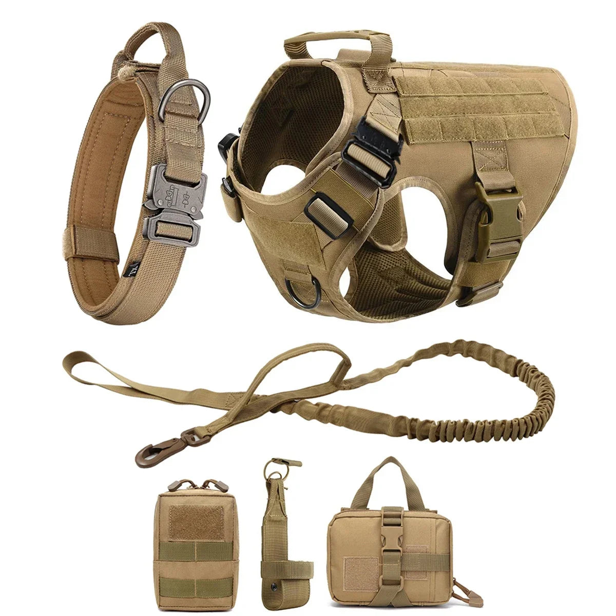 Harnais Tactique Chien Molle