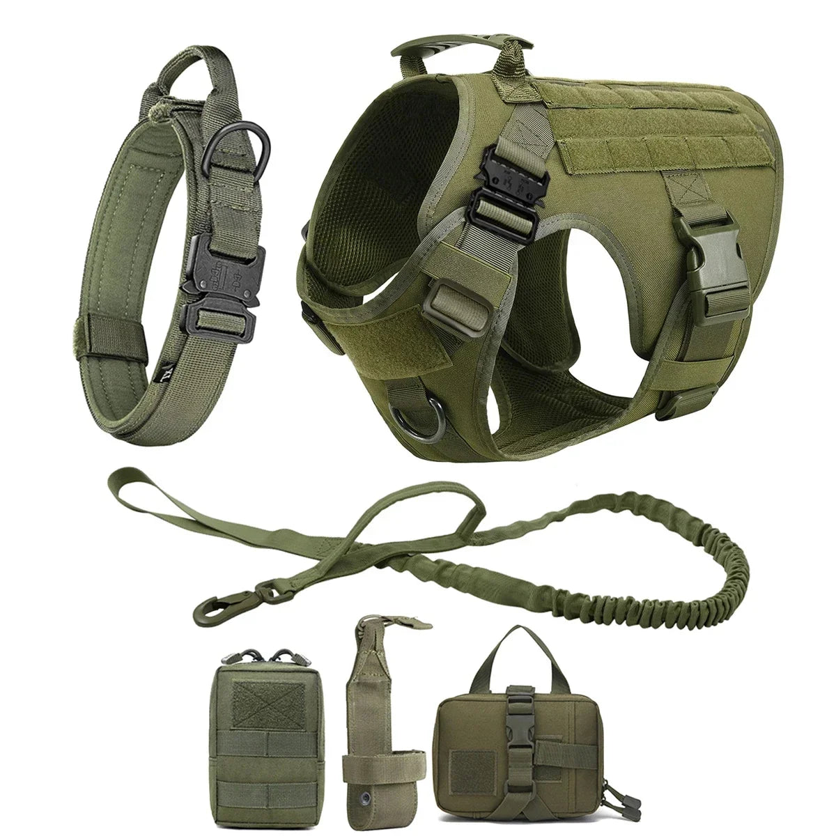 Harnais Tactique Chien Molle