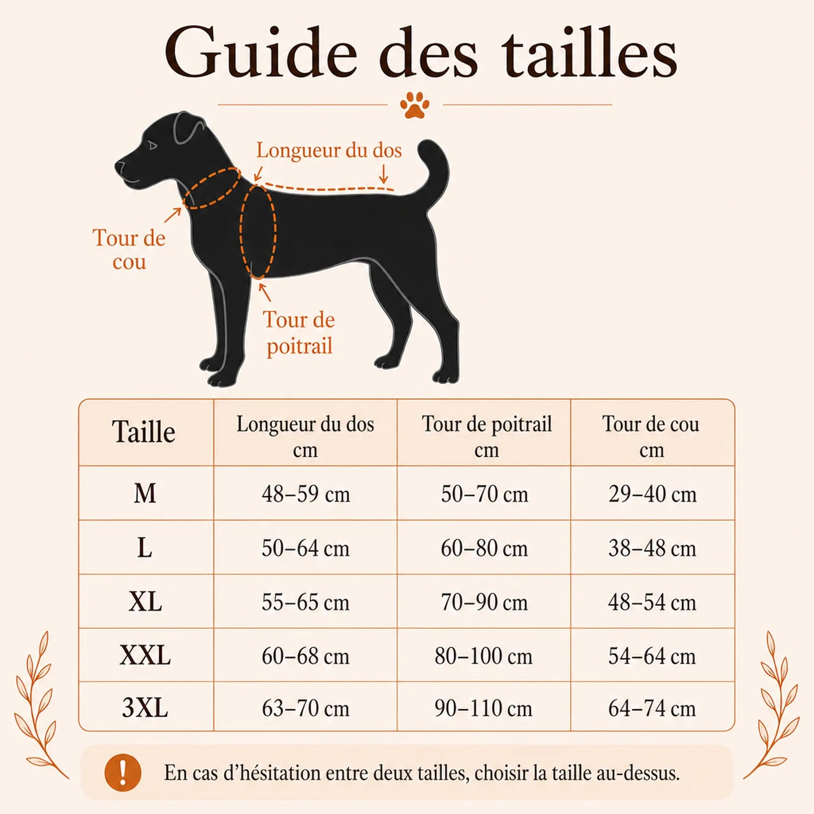 harnais canicross vert guide des tailles