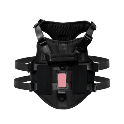 Harnais chien 3 points gilet, coloris noir