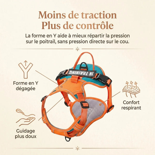Harnais Chien Actif Respirant - benefice principal