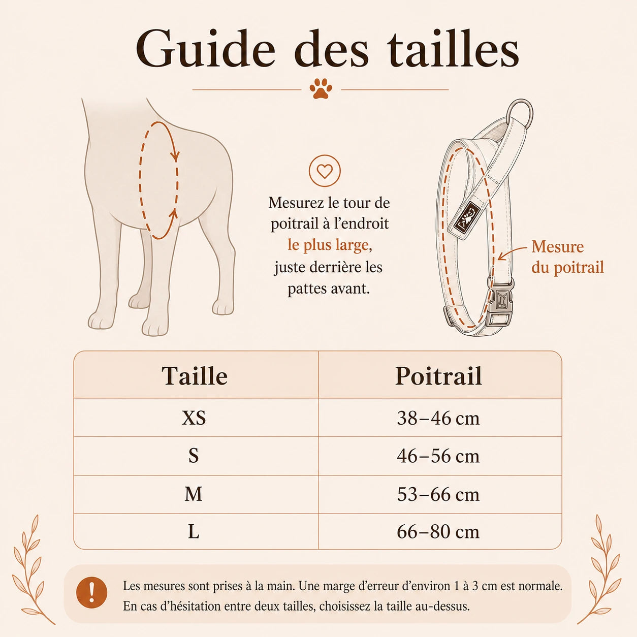 Harnais Chien Anti Traction Rembourré