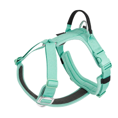 Harnais chien Anti Traction Sécurité coloris vert menthe