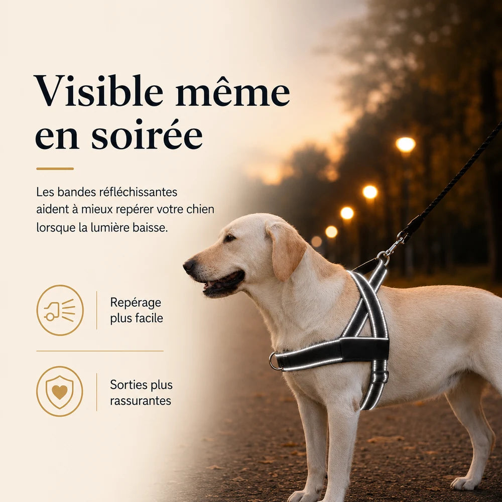 harnais-chien-reflechissant-visible-nuit