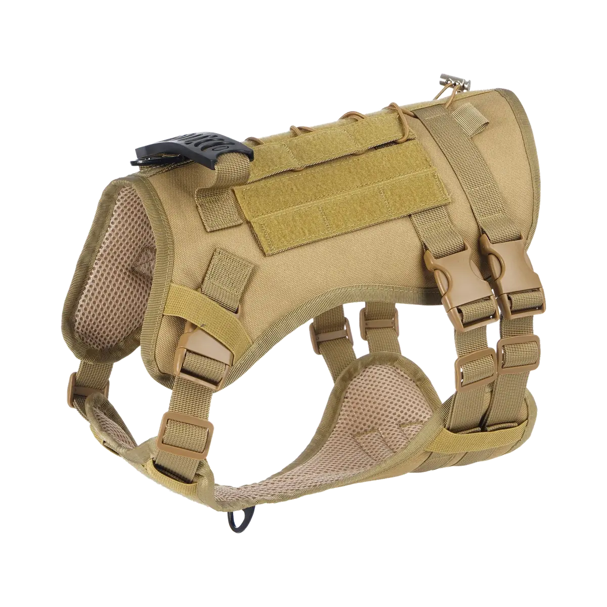 Harnais 3 points tactique coyote pour chien