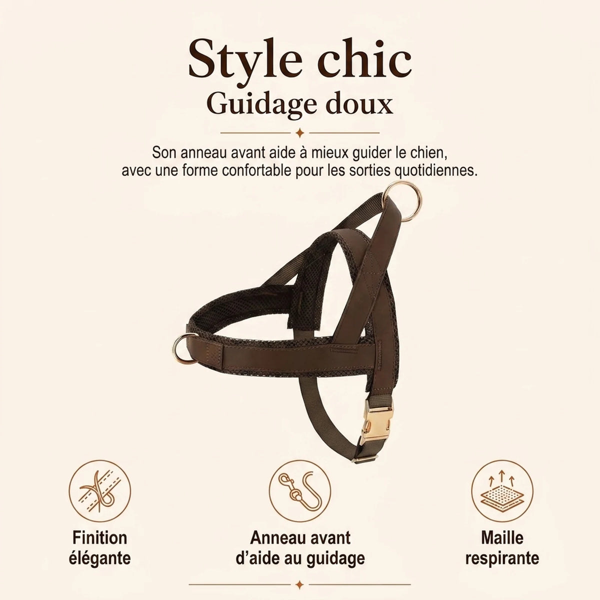 Harnais Petit Chien Chic - benefice principal