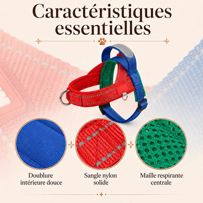 harnais petit chien selle ajustable caracteristiques essentielles