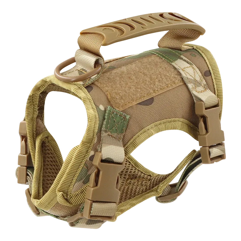 Harnais petit chien Tactique Léger motif camouflage désert