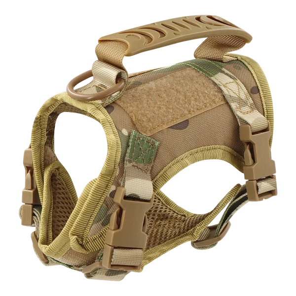 Harnais petit chien Tactique Léger motif camouflage désert