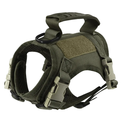 Harnais petit chien Tactique Léger coloris vert olive