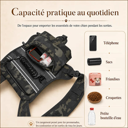Harnais Randonnée Sacoche Camouflage