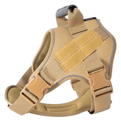 Harnais Tactique Chien Coloré coloris beige