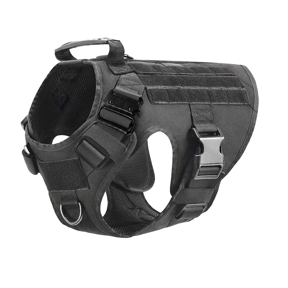 Harnais Tactique Chien Molle coloris noir