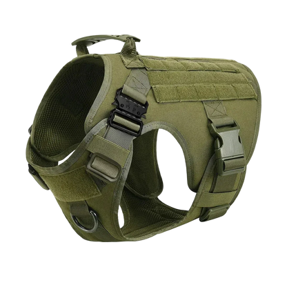 Harnais Tactique Chien Molle coloris vert olive